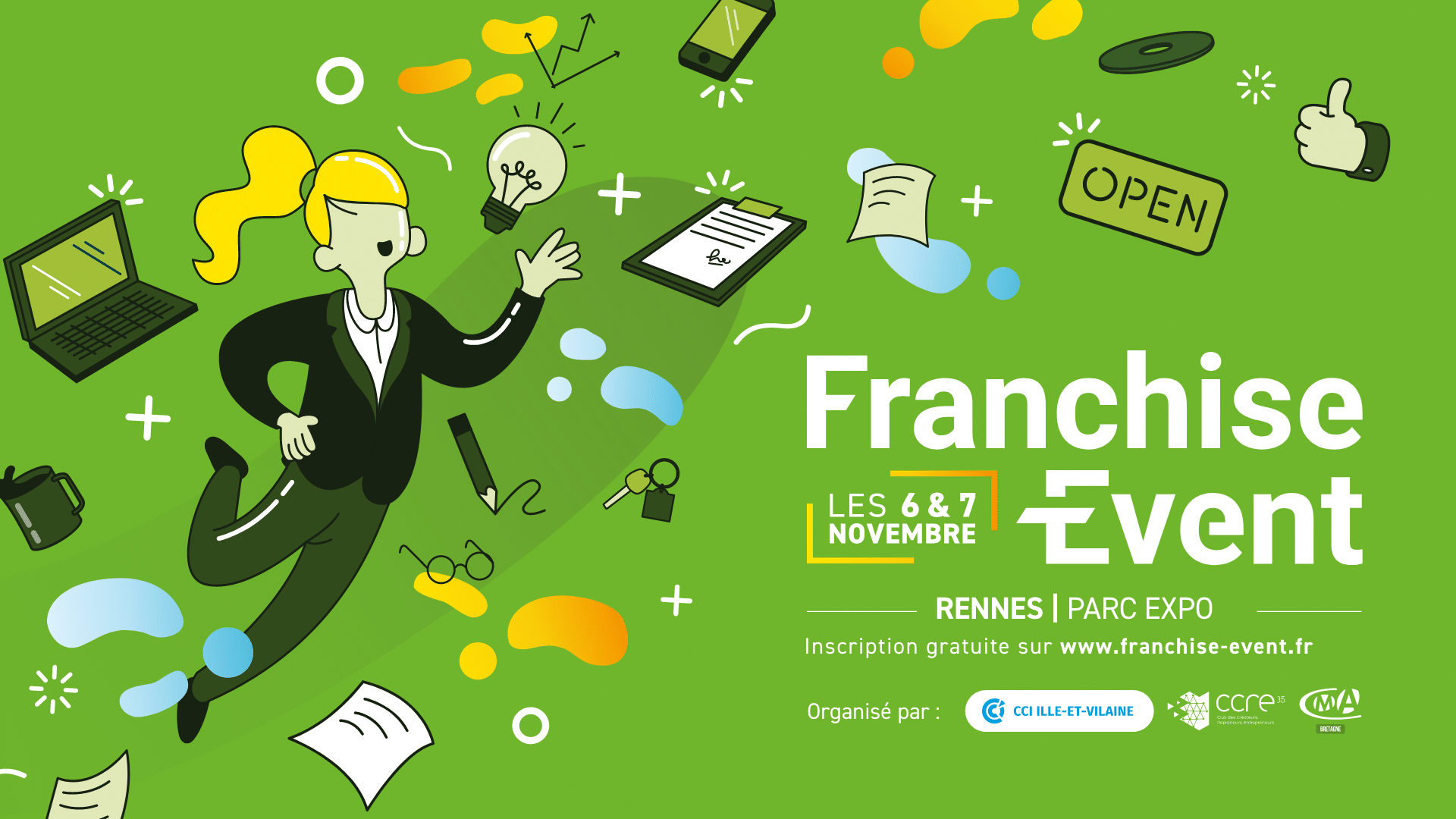 Franchise Event : le seul événement en Bretagne et dans l’ouest consacré à la Franchise et aux Commerces Associés
