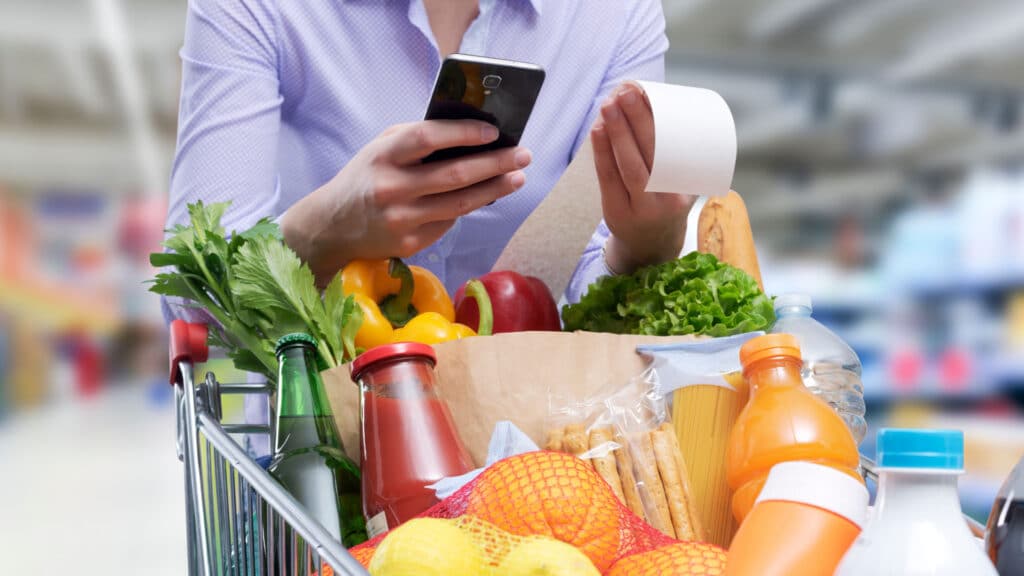 Courses supermarché inflation