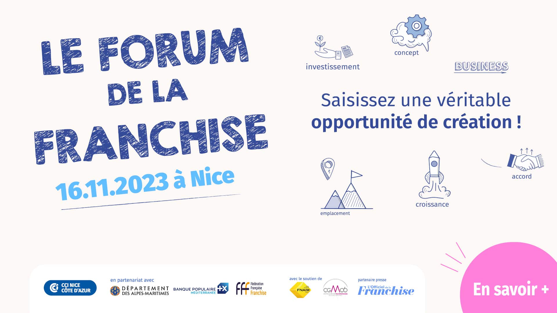 Participez au Forum de la Franchise 06 !
