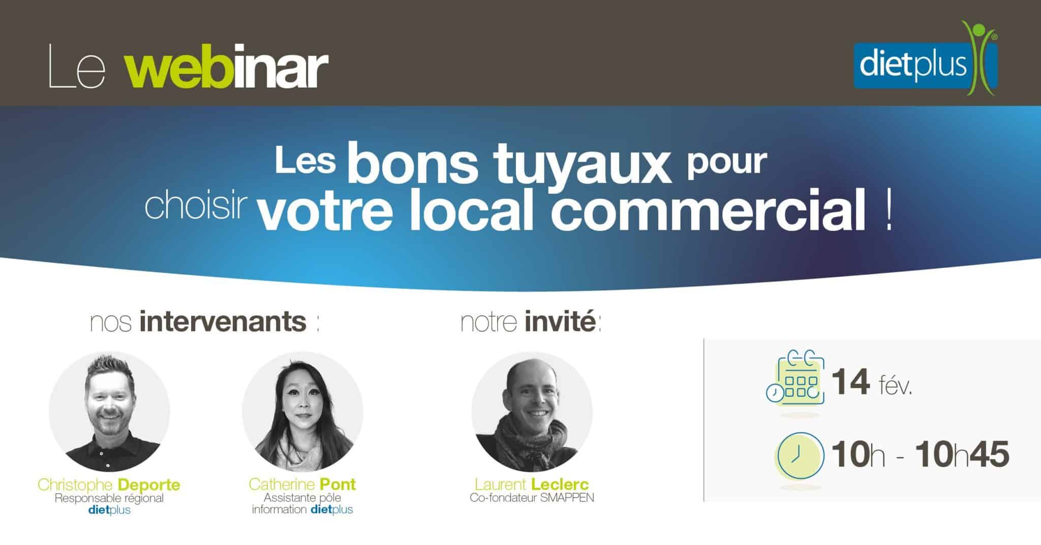 Webinaire dietplus : comment trouver le local commercial idéal